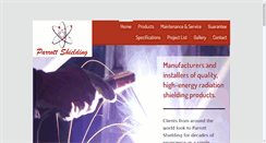 Desktop Screenshot of parrottshielding.com